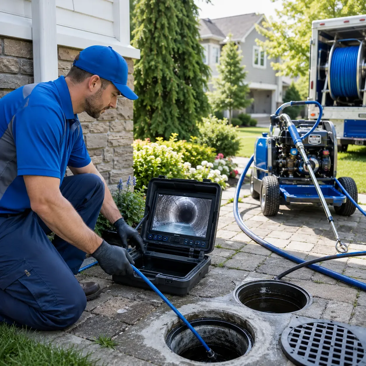Outdoor drain cleaning professionals serving Stahlstown, PA
